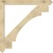 Ekena Millwork Merced Arts & Crafts Rough Sawn Bracket, Douglas Fir, 4"W x 48"D x 48"H BKT04X48X48MRC03RDF - alternate 2